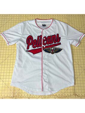 NBA New Orleans Pelicans White Jersey #13 Large Official Apparel